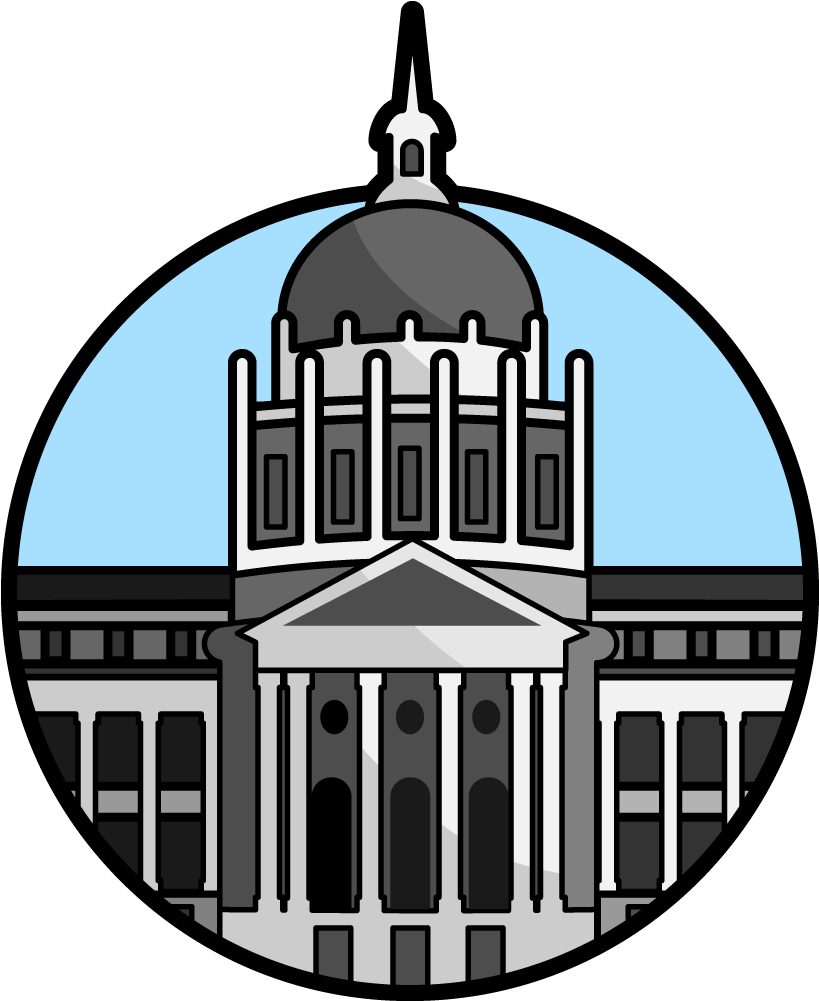 San Francisco City Hall Icon Clipart (1000x1000), Png Download
