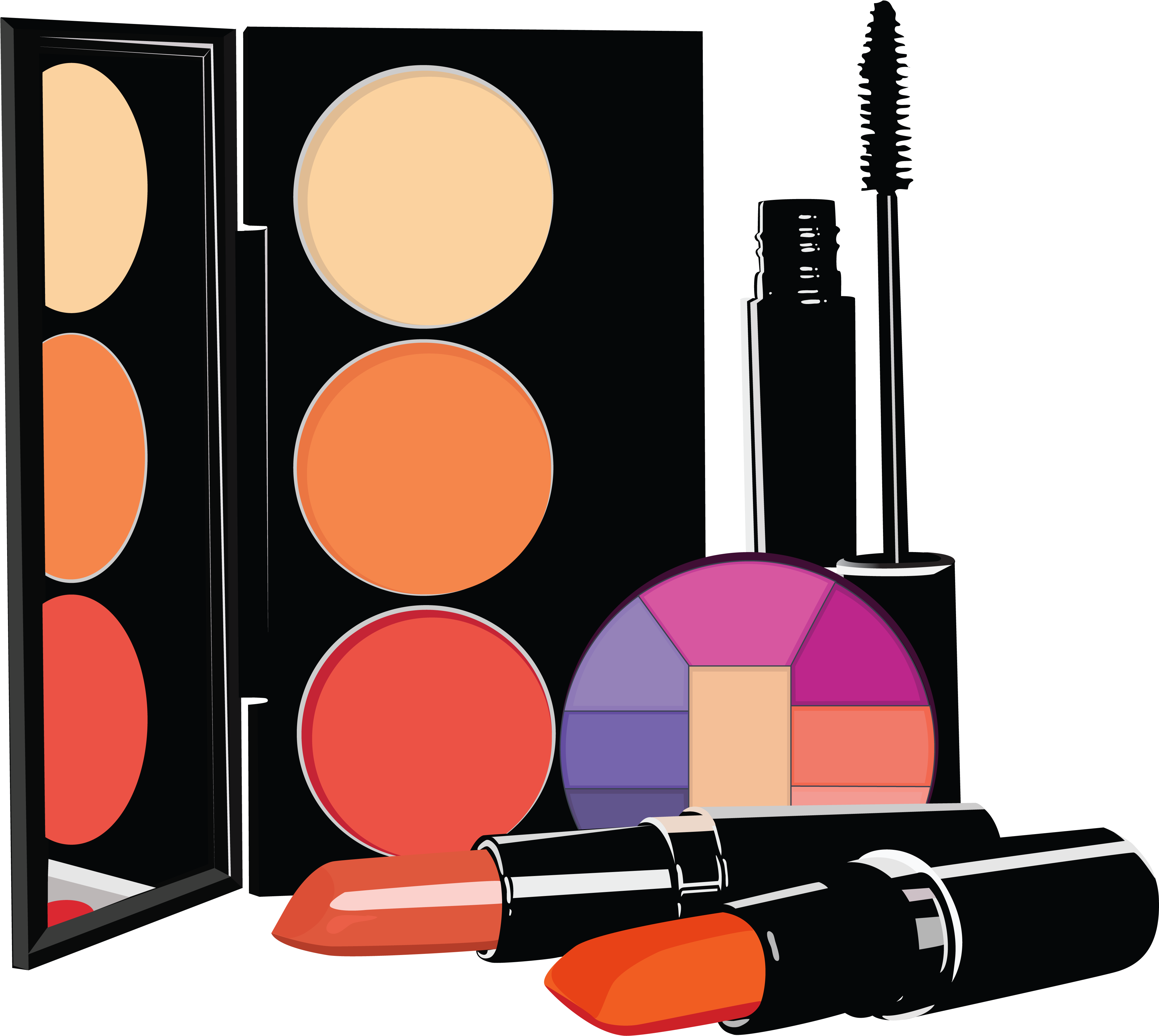 Lipstick Clipart Eye Shadow - Beautician - Png Download (1600x1430), Png Download