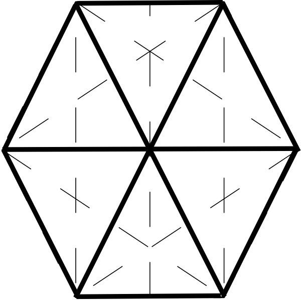 Hexagon Clipart Black And White - Png Download (600x598), Png Download