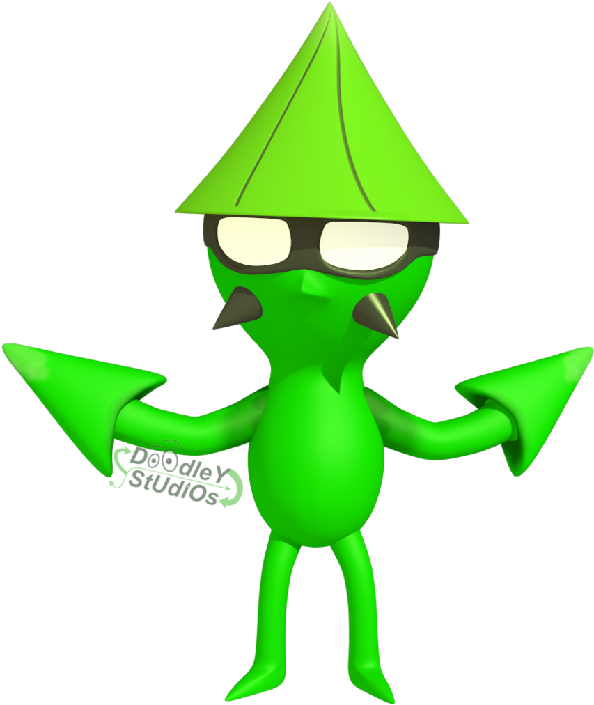 Squid Hero Mascot - Cartoon Clipart (1024x1414), Png Download