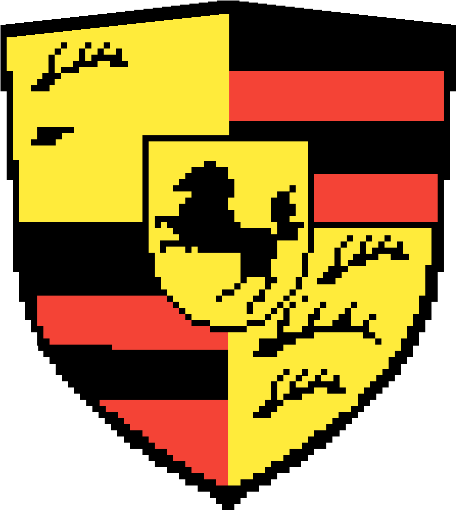 Transparent Porsche Clip Art - Emblem - Png Download (893x999), Png Download