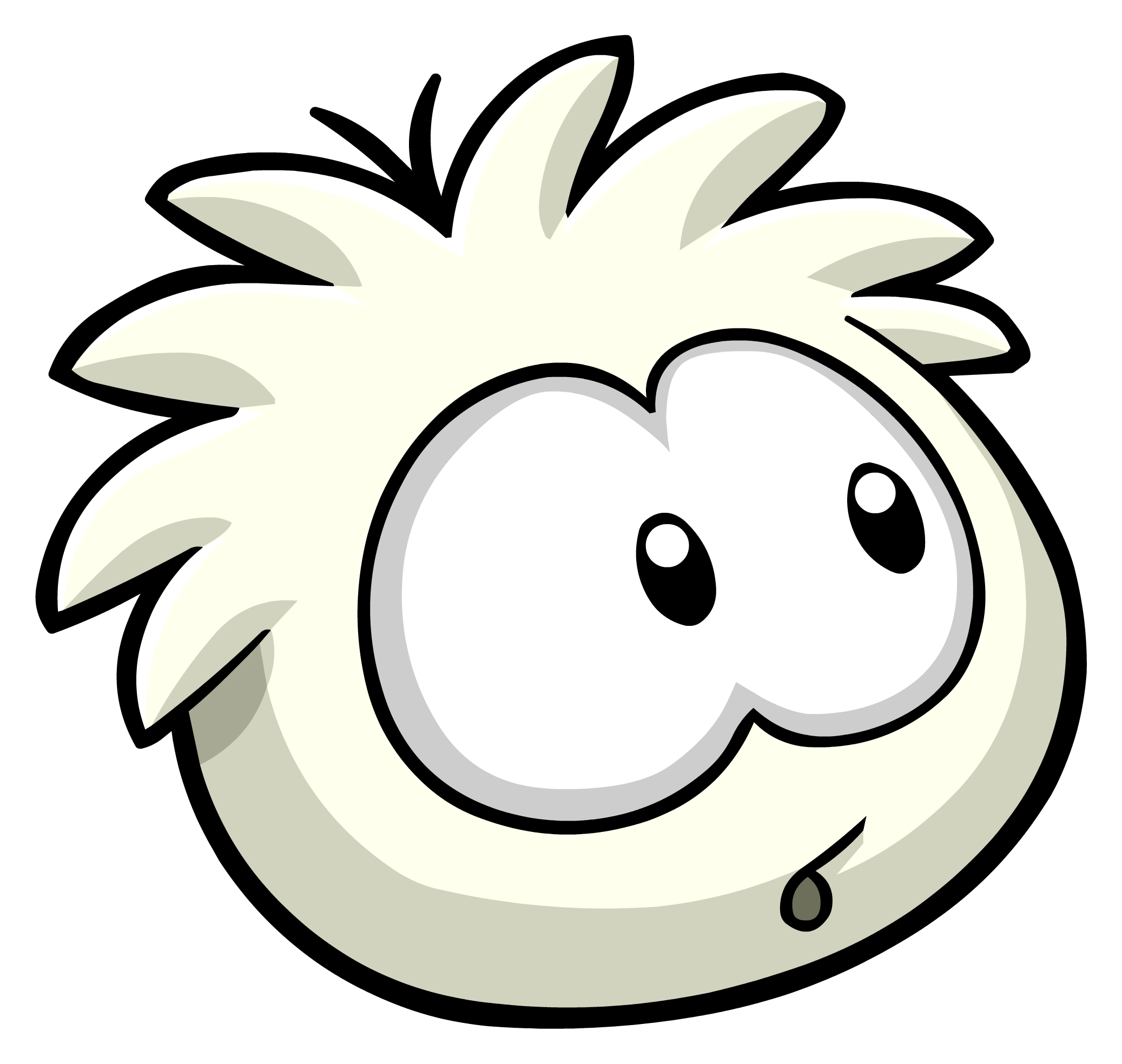 Club Penguin Wiki - White Club Penguin Puffles Clipart (2074x1967), Png Download