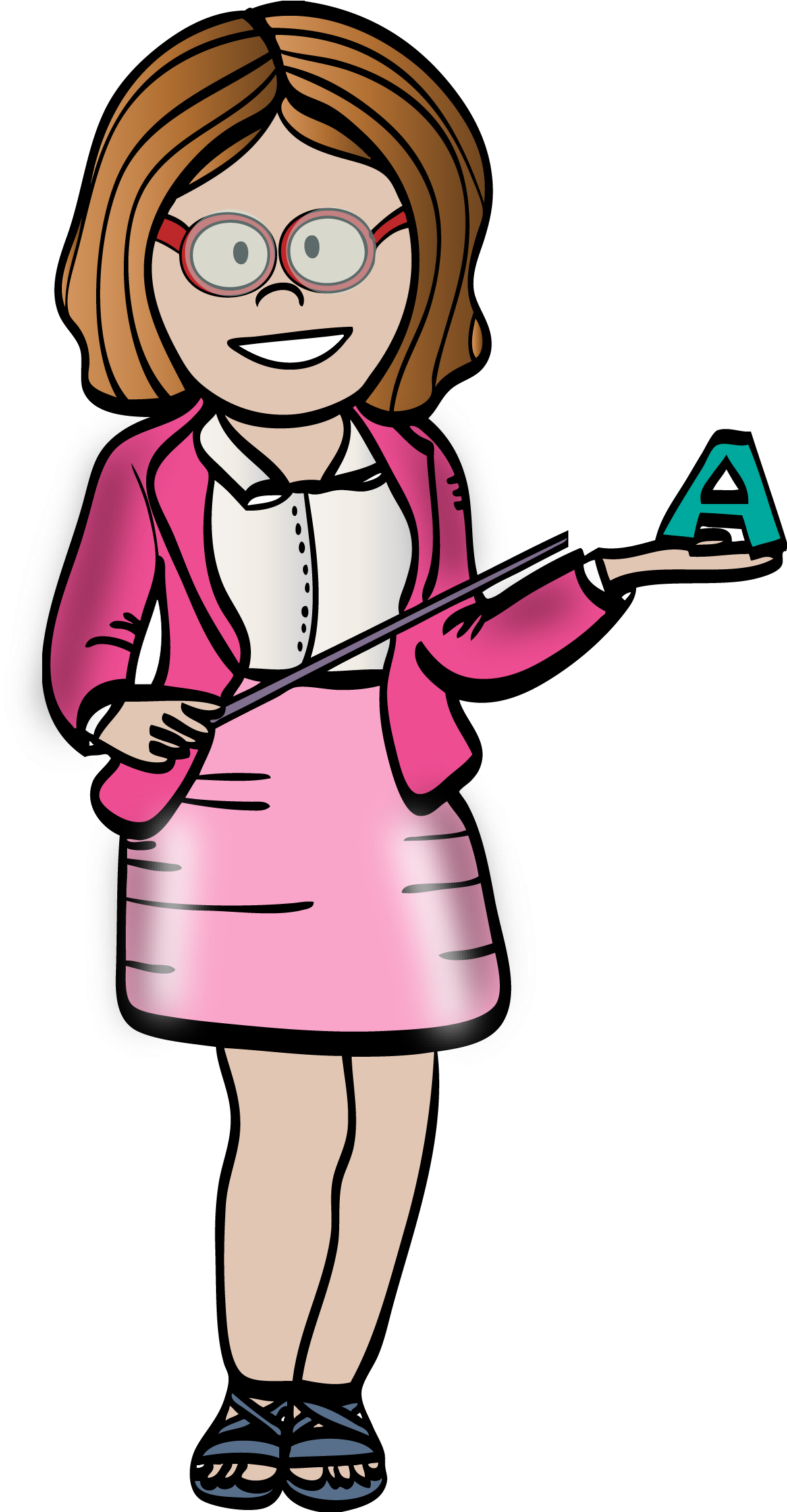 Sock Hop Pictures - Maestros En Caricaturas Clipart (1195x2295), Png Download