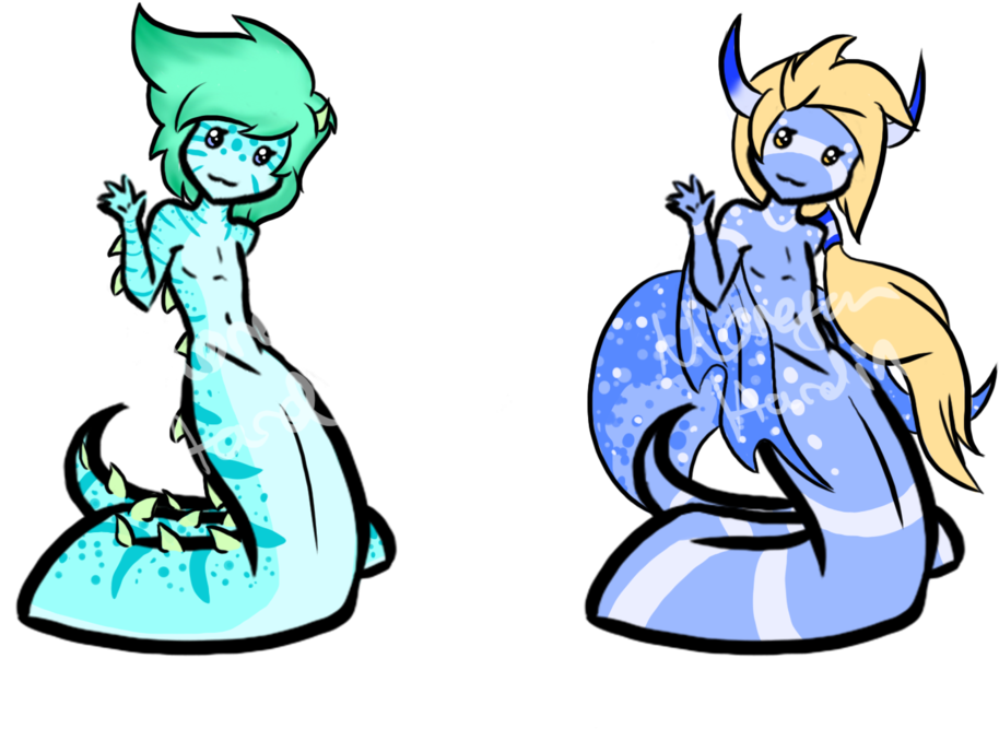 Blue Naga Adopts - Clip Art - Png Download (1024x699), Png Download