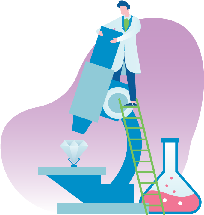 Can You Tell Difference Lab Grown Diamonds - Illustration Clipart (700x770), Png Download