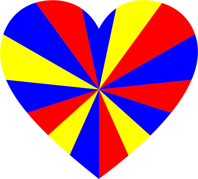 Starburst Heart - Illustration Clipart (772x700), Png Download
