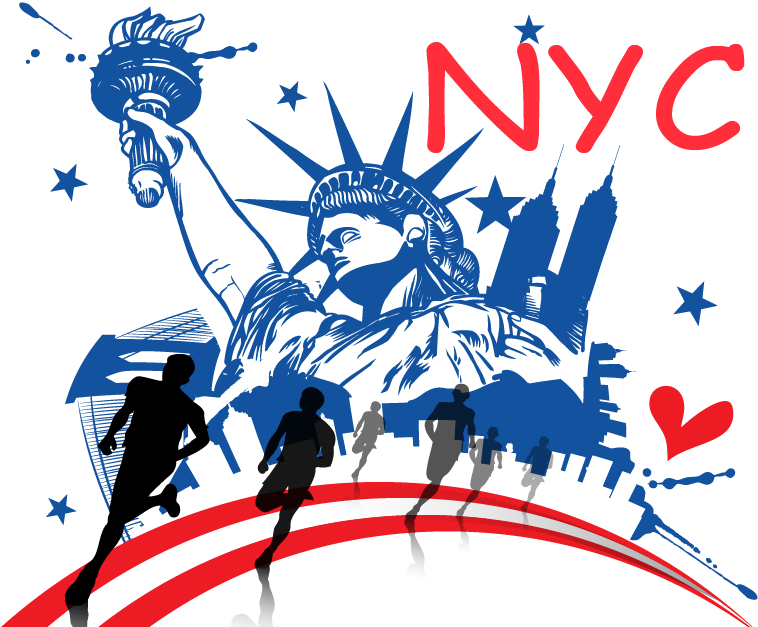 Central Park Marathon Start Clipart (797x626), Png Download