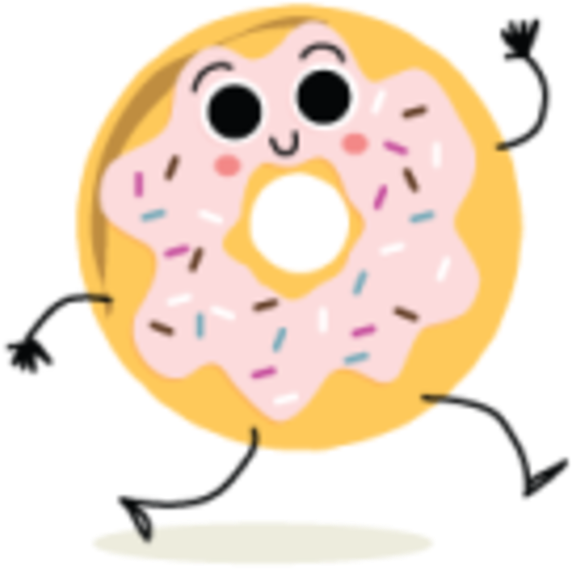 The Great Donut Challenge Clipart (741x800), Png Download