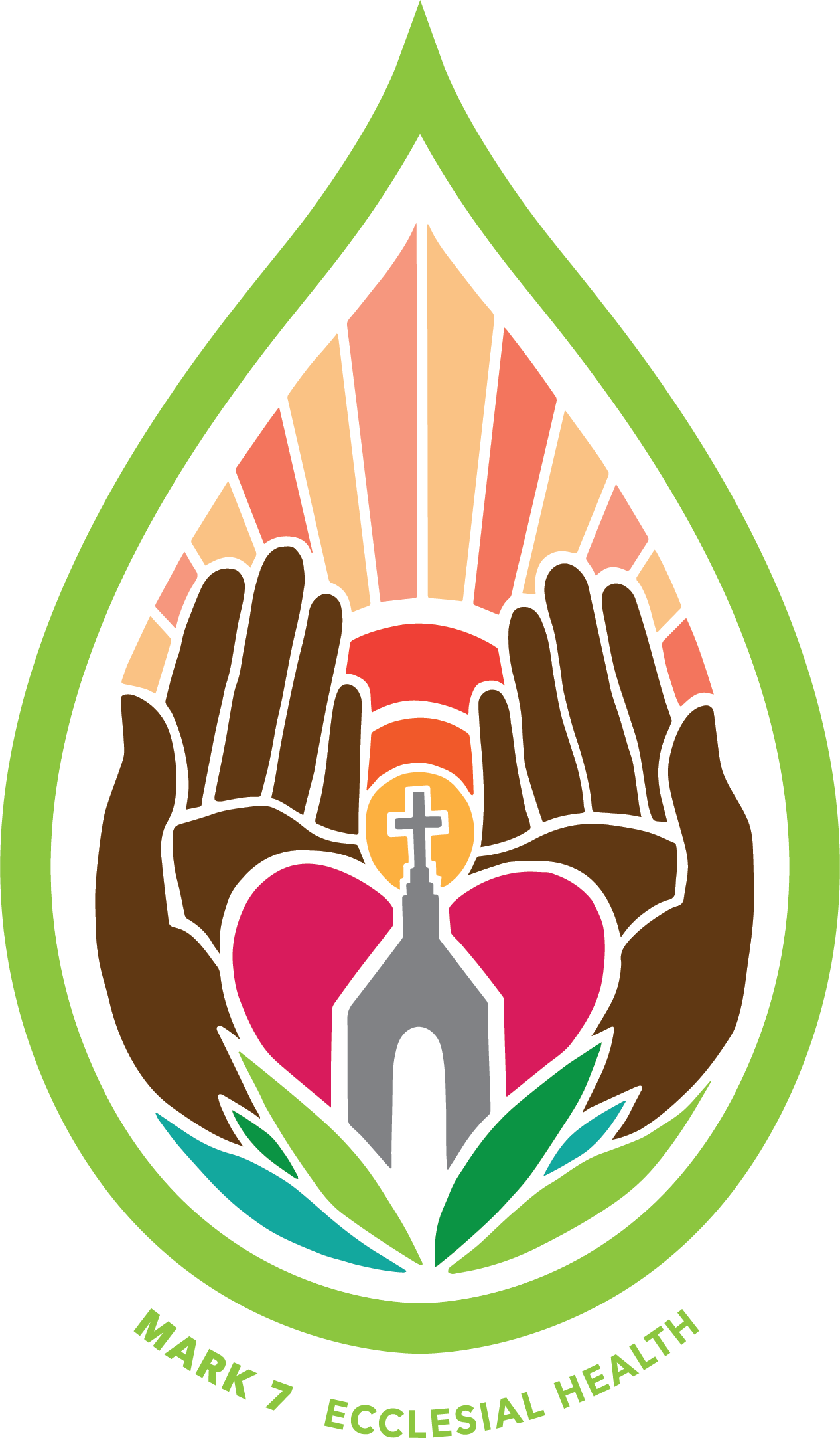 Vc Mark7 Fullcolor - 7 Marks Of Vital Congregations Clipart (1266x2165), Png Download