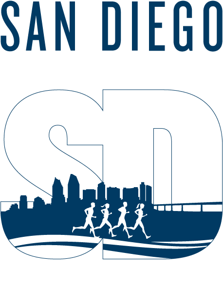 San Diego Half Marathon Logo Clipart (640x640), Png Download