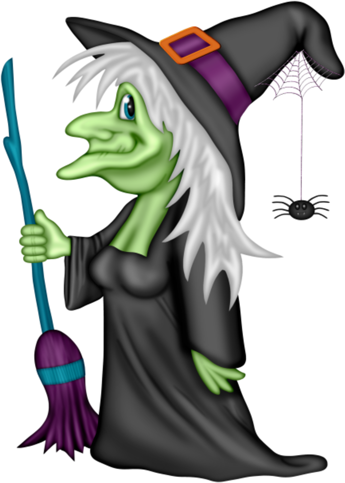 Witch Clipart (800x1011), Png Download