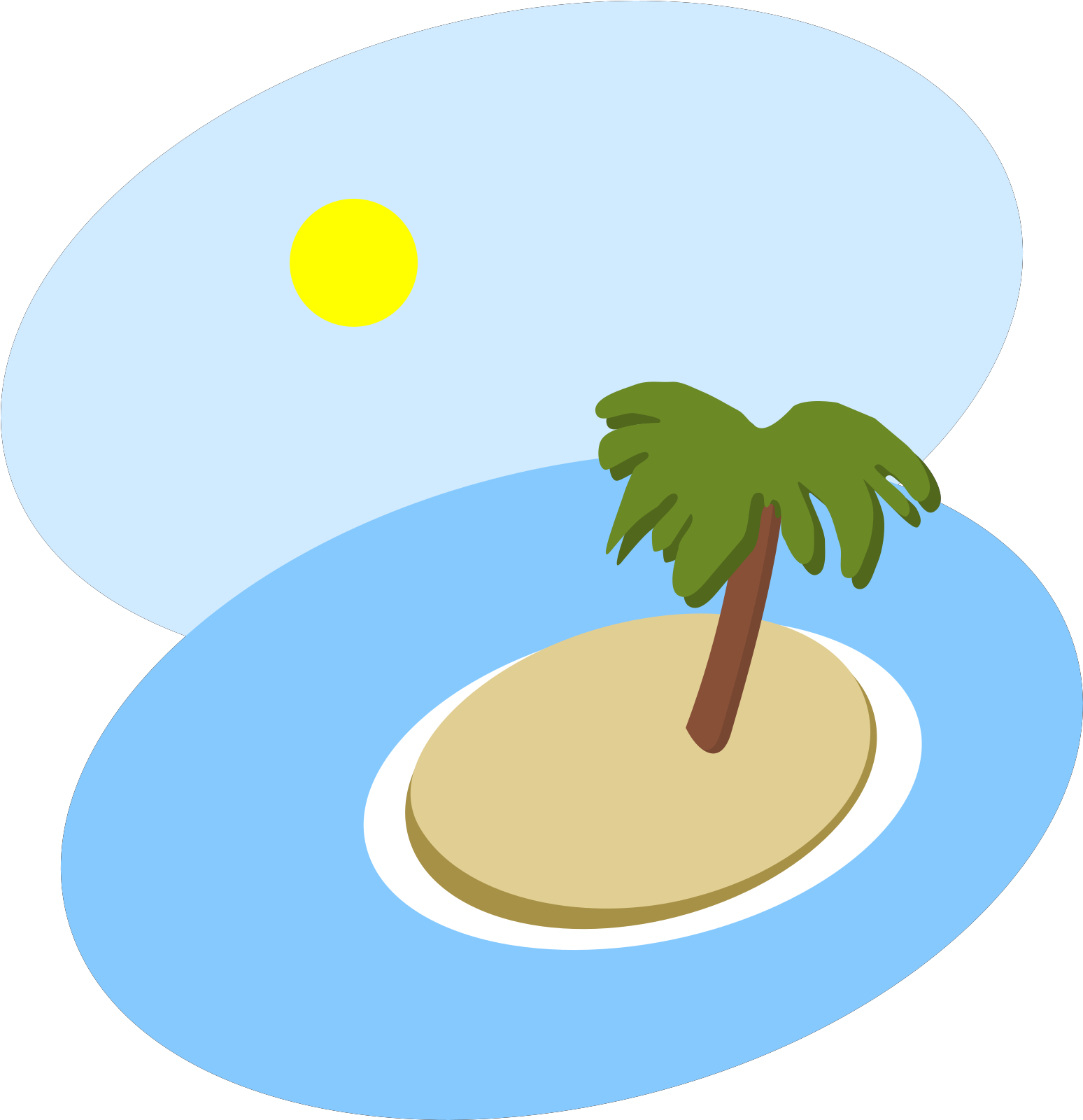 Island Clip Art - Png Download (1600x1600), Png Download