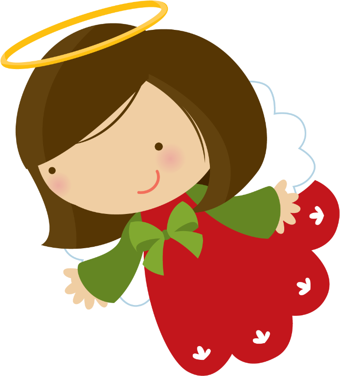 Christmas Angel Nativity Scene Nativity Of Jesus Clip - Cute Christmas Angel Clipart - Png Download (829x900), Png Download