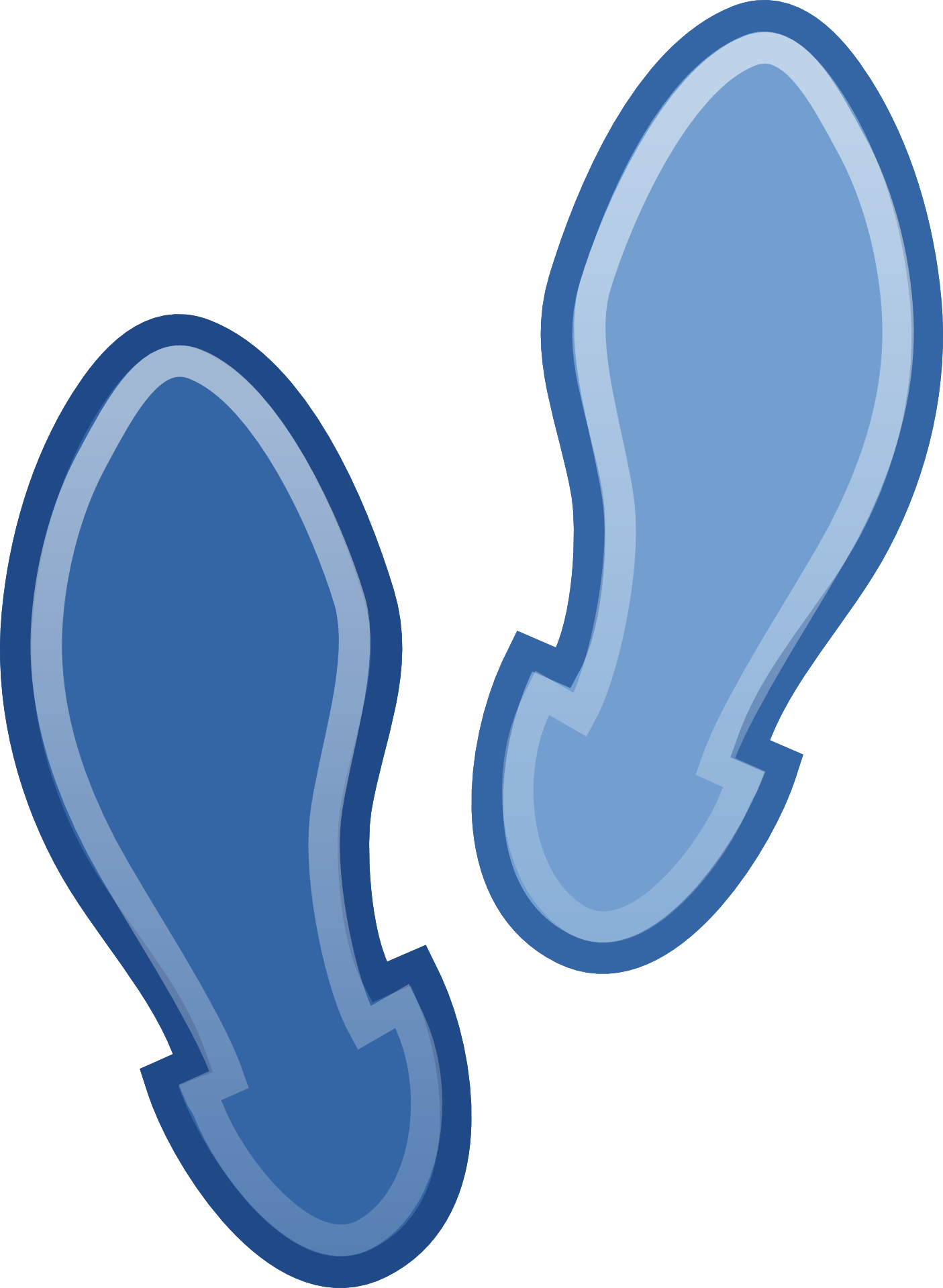 Huellas De Pies Clipart (1405x1920), Png Download