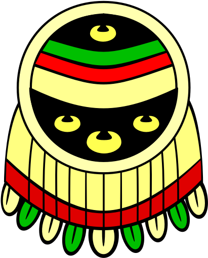Aztec Shield Image - Aztec Chimalli Shield Clipart (600x600), Png Download