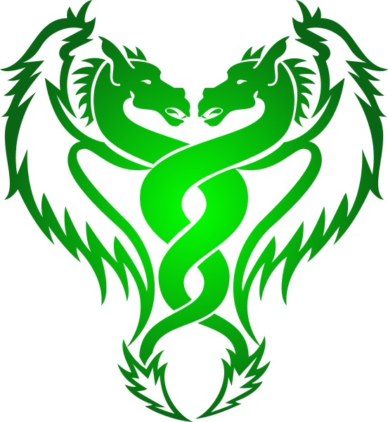 Dragon Images Black And White Clipart (552x600), Png Download