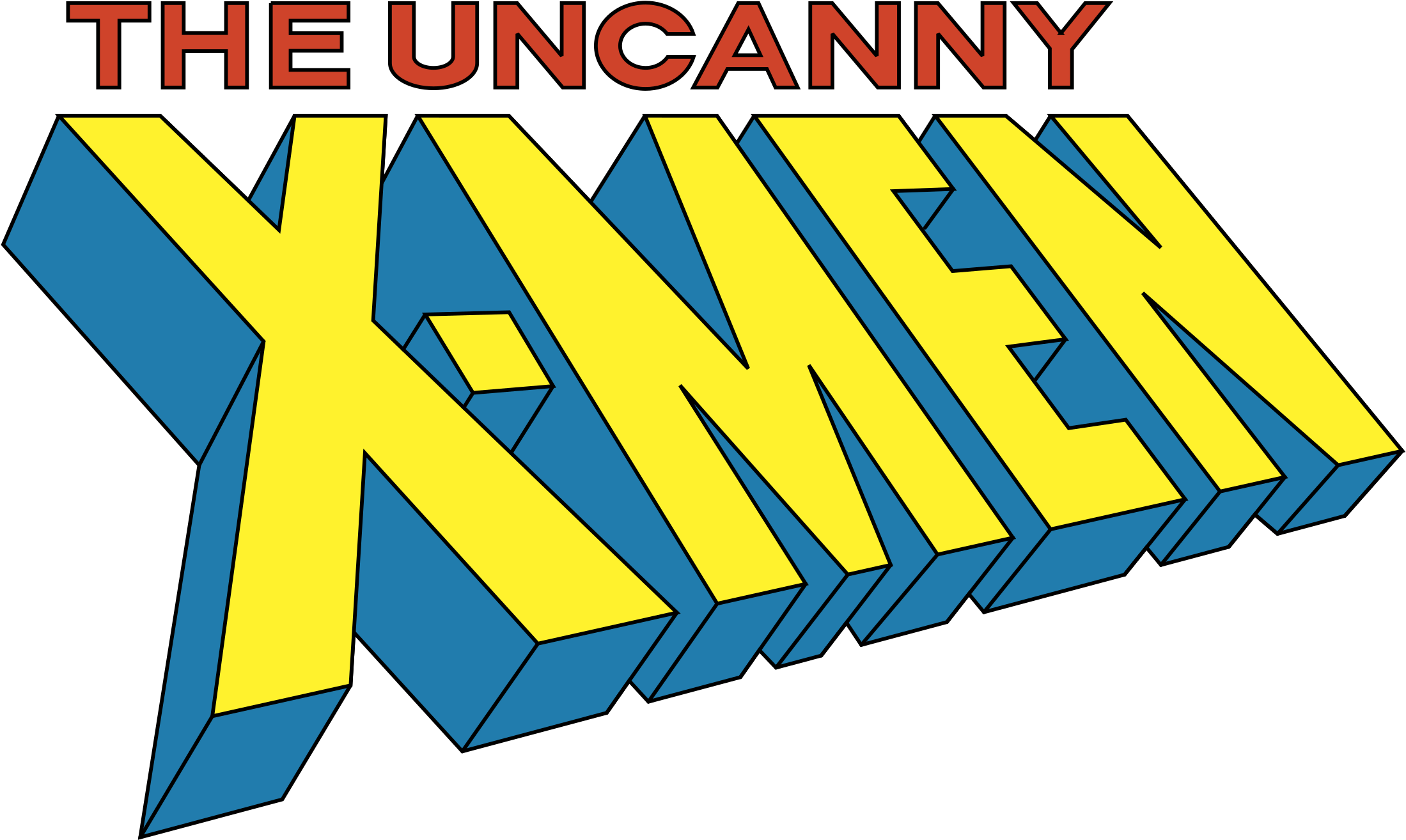 Uncanny X Men Logo Png Clipart (2232x1356), Png Download