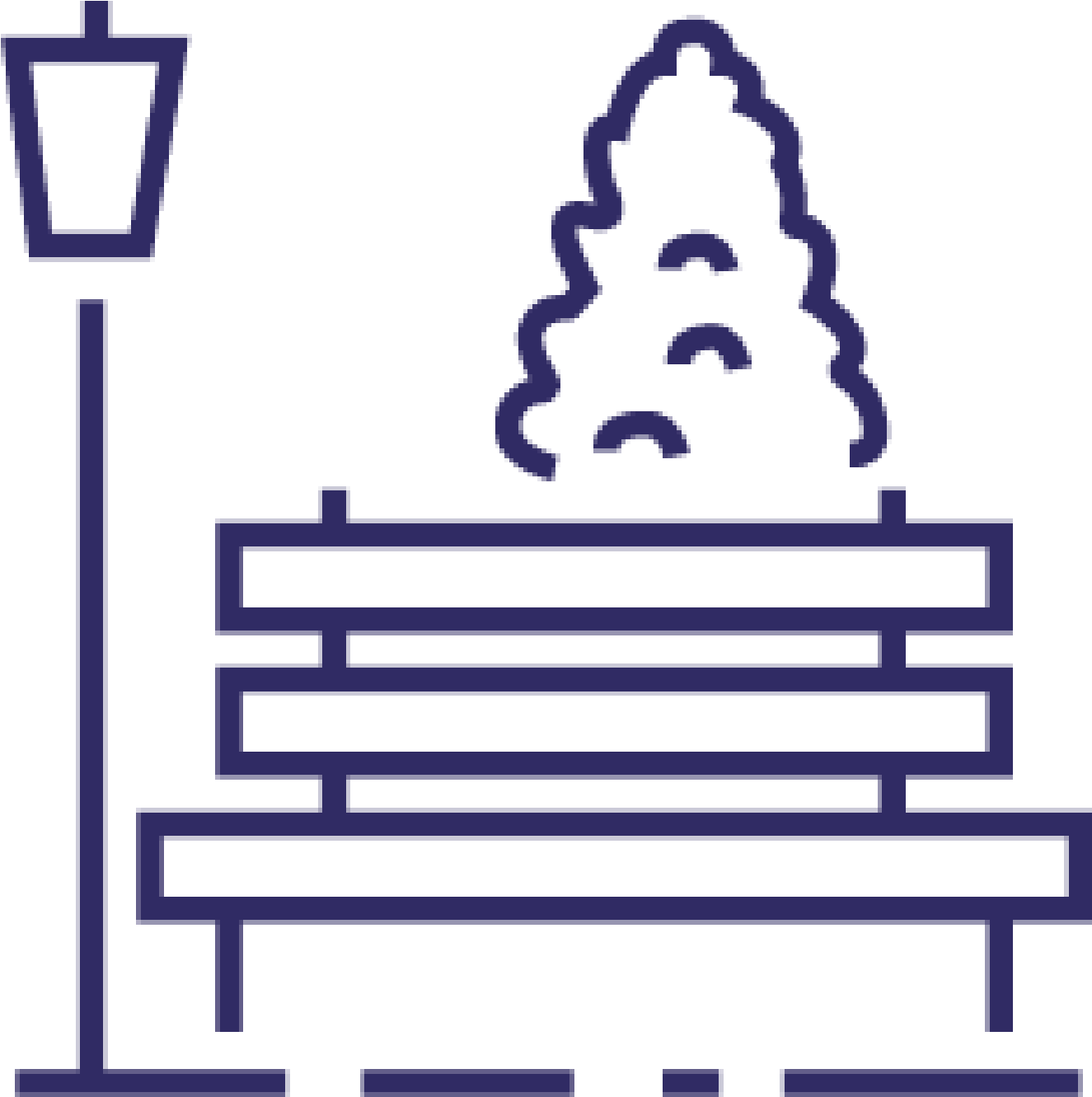 Central Park Icon Clipart (1332x1332), Png Download