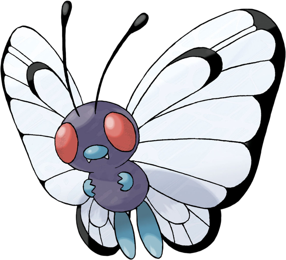 Butterfree Pokemon Clipart (1200x1200), Png Download