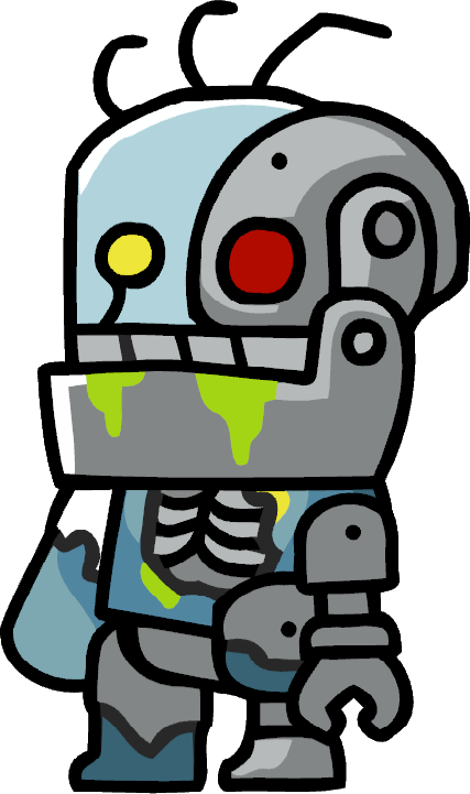 Cyborg Clipart Scribblenauts - Png Download (427x721), Png Download