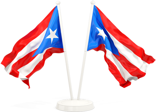Puerto Rico Flag Waving Png Clipart (640x480), Png Download