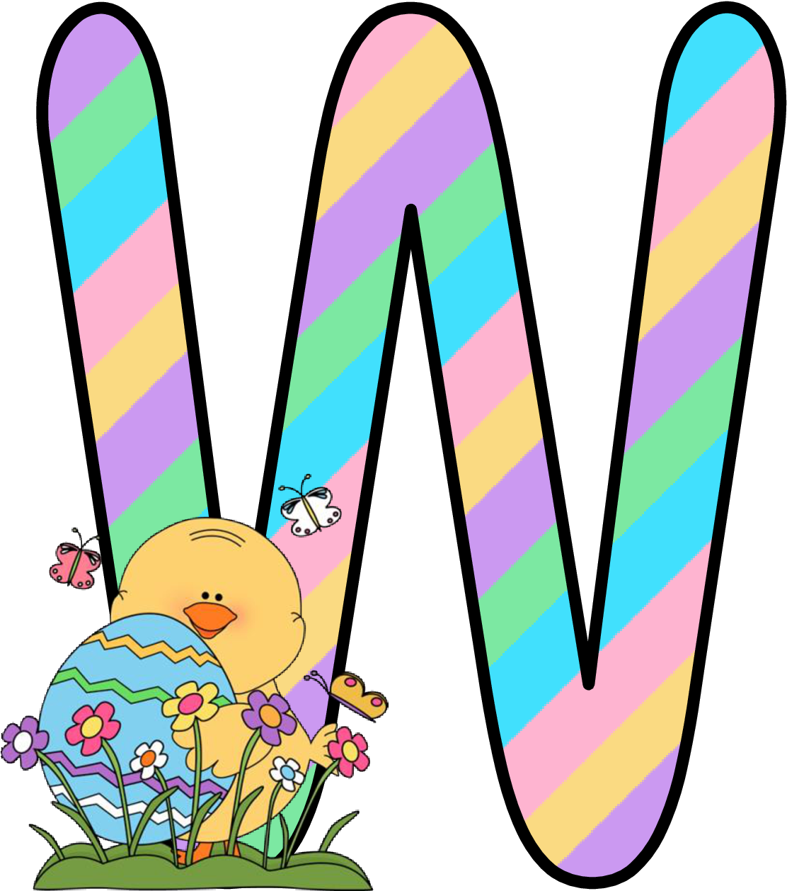 Transparent Chiropractic Clipart - Alfabeto Easter De Kidsparkz Holiday Fonts - Png Download (1112x1258), Png Download