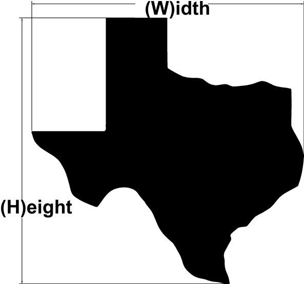 Texas Clipart (593x555), Png Download