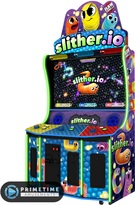 Io Videmption Arcade Game By Raw Thrills - Slither Io Arcade Game Clipart (800x800), Png Download