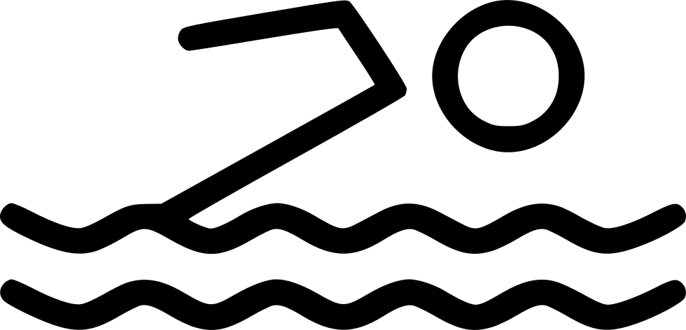 Swim Swimming Pool Water Activity - Water Activity Png Clipart (980x472), Png Download