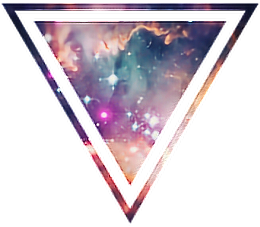Hipster Galaxy Png - Triangulo Png Clipart (1024x1024), Png Download