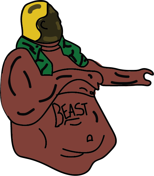 Concept Art Beast Clipart (520x597), Png Download