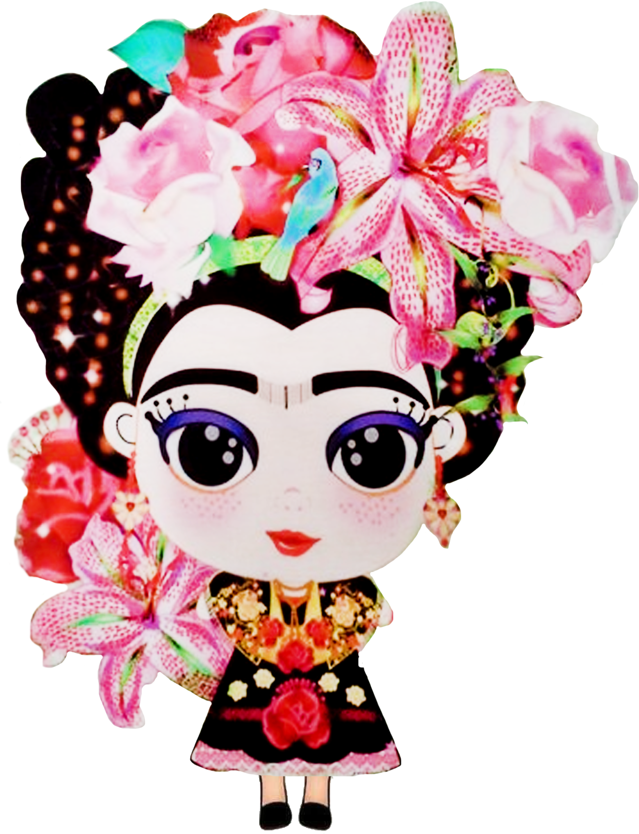 Pinata Clipart Decor Mexican Frida Kahlo Cartoon Png Download Full Size Clipart 5684225 Pinclipart