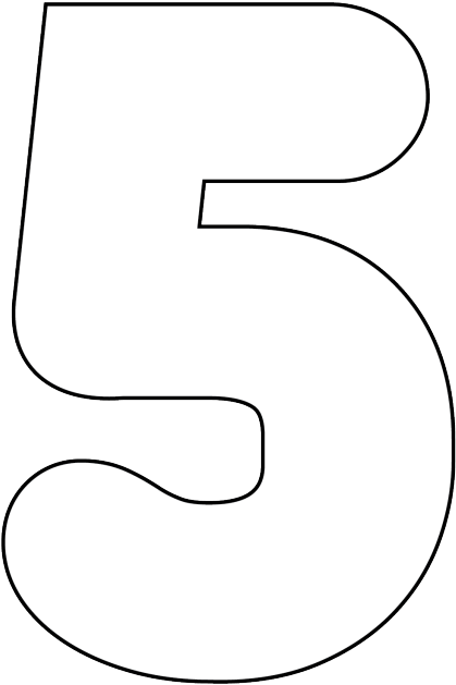 number 5 transparent image icon in alpha png format number 5 bubble letter clipart full size clipart 5684234 pinclipart