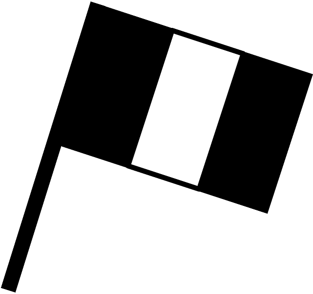 France, Flag, Nationality, Stripes, Pole - French Flag Black And White Clipart (640x617), Png Download