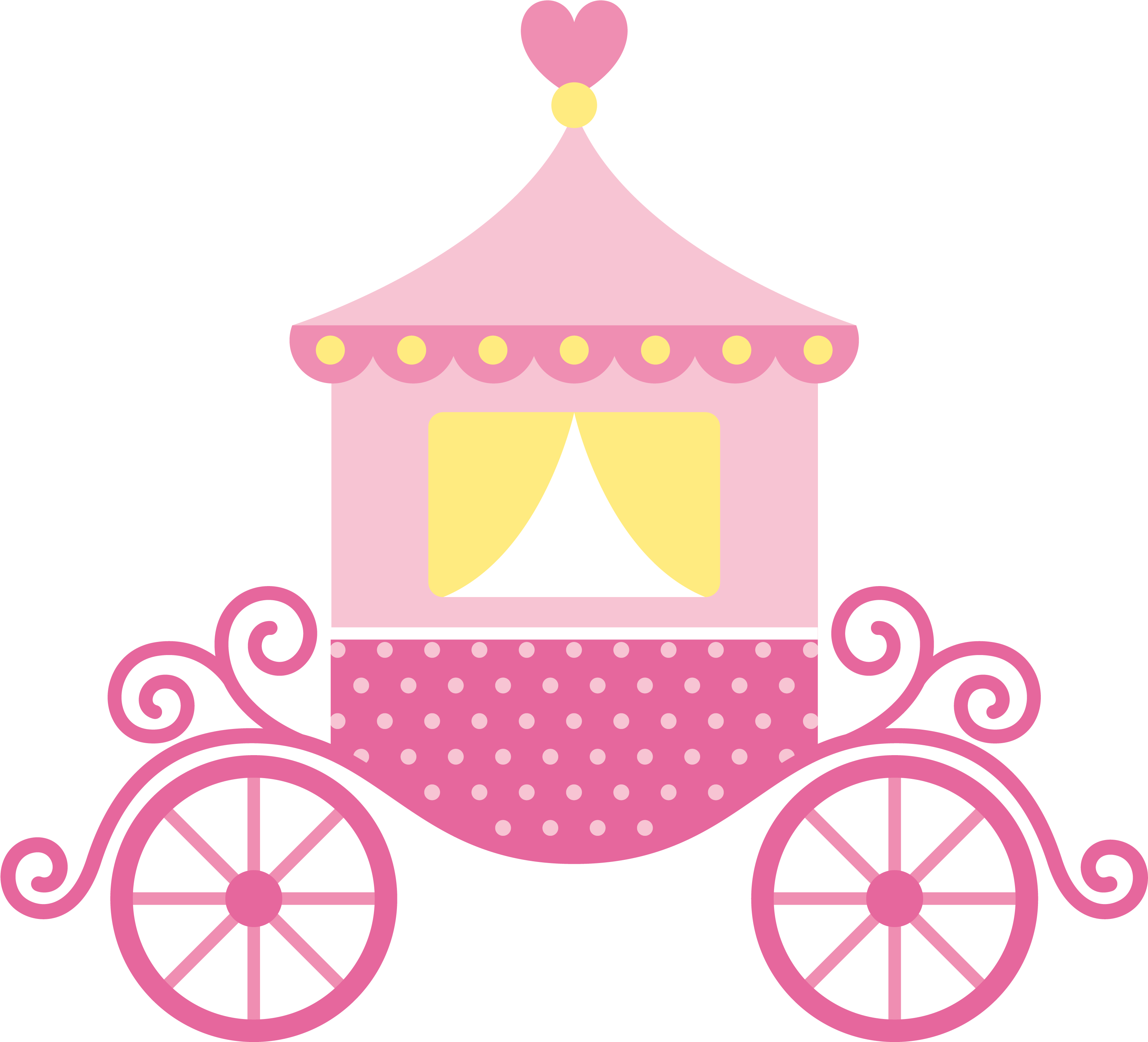 Ibmuquhhz72k7k Hadas, Reinas Y Princesas - Princess Carriage Clipart Png Transparent Png (3258x2948), Png Download