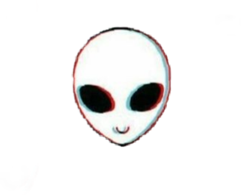#alian #aesthetic #glitch #ufo #creepy # - Ufo Clipart - Png Download (1025x830), Png Download