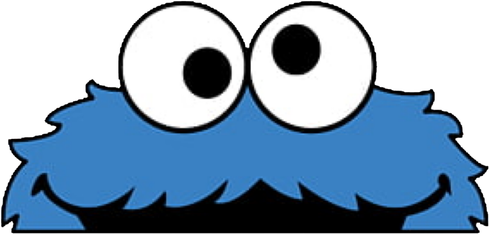 #cookiemonster #cookie #monster #blue #blueaesthetic - Png Cookie Monster Clipart (1024x1024), Png Download