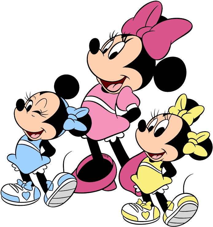 Minnie Mouse Millie And Melody Clipart (700x740), Png Download