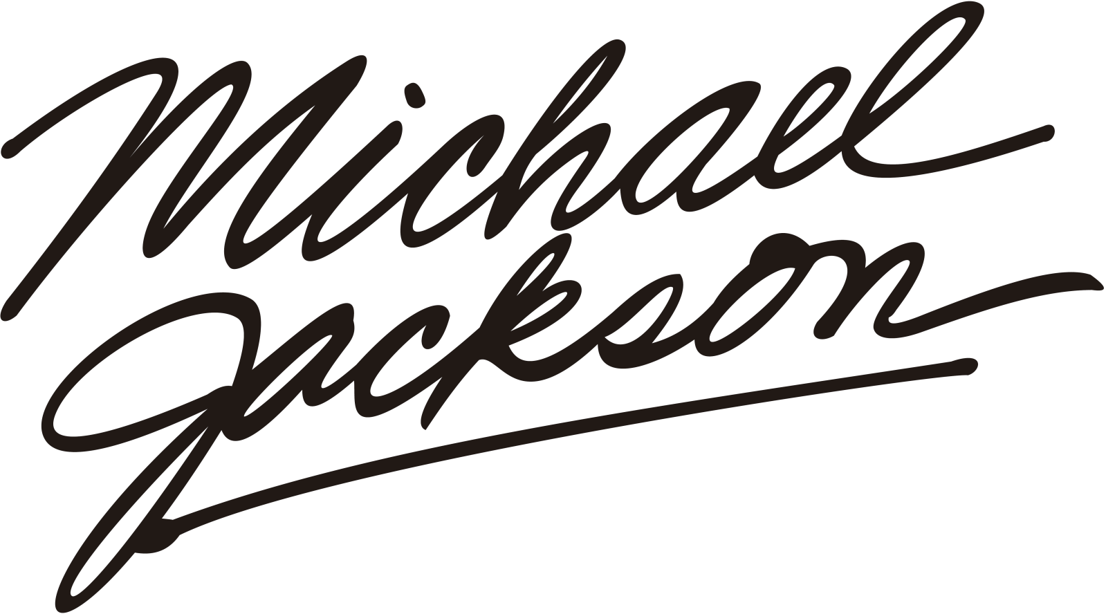 Michael Jackson Logo Clipart (1599x888), Png Download