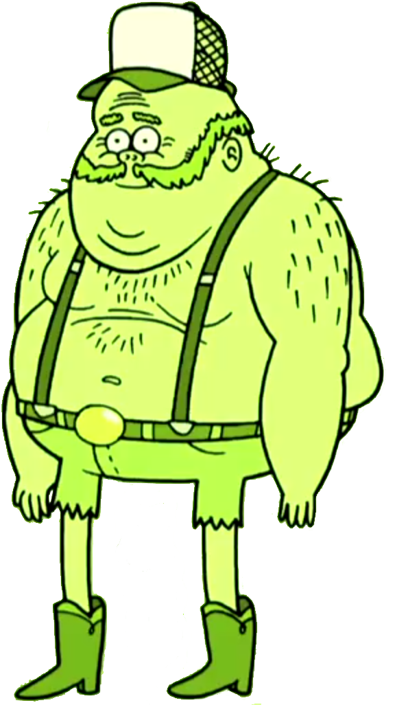 Regular Show Wiki - Muscle Dad Regular Show Clipart (641x1132), Png Download