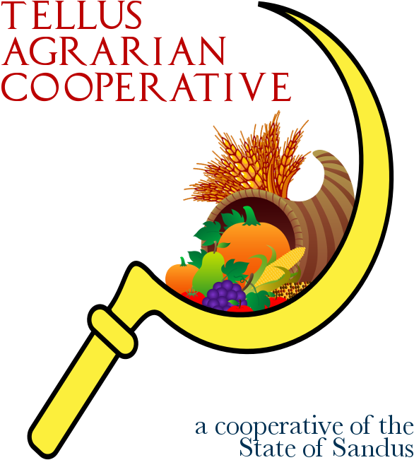The Logo Of Tellus Agrarian Cooperative Clipart (600x660), Png Download
