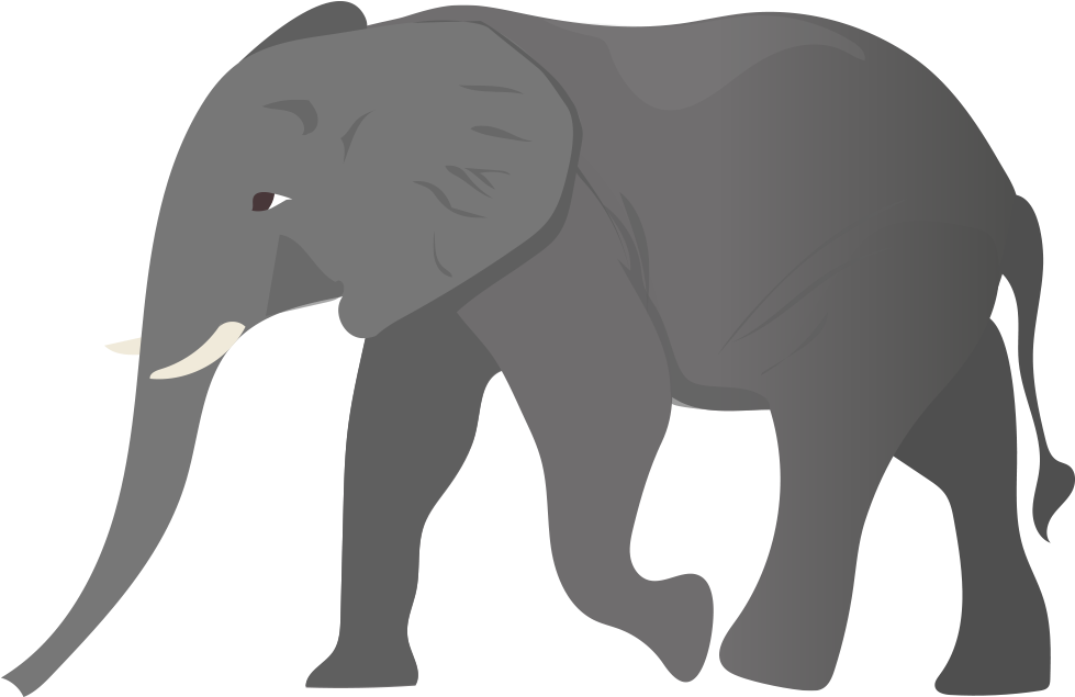 Elephant Clipart (1031x715), Png Download