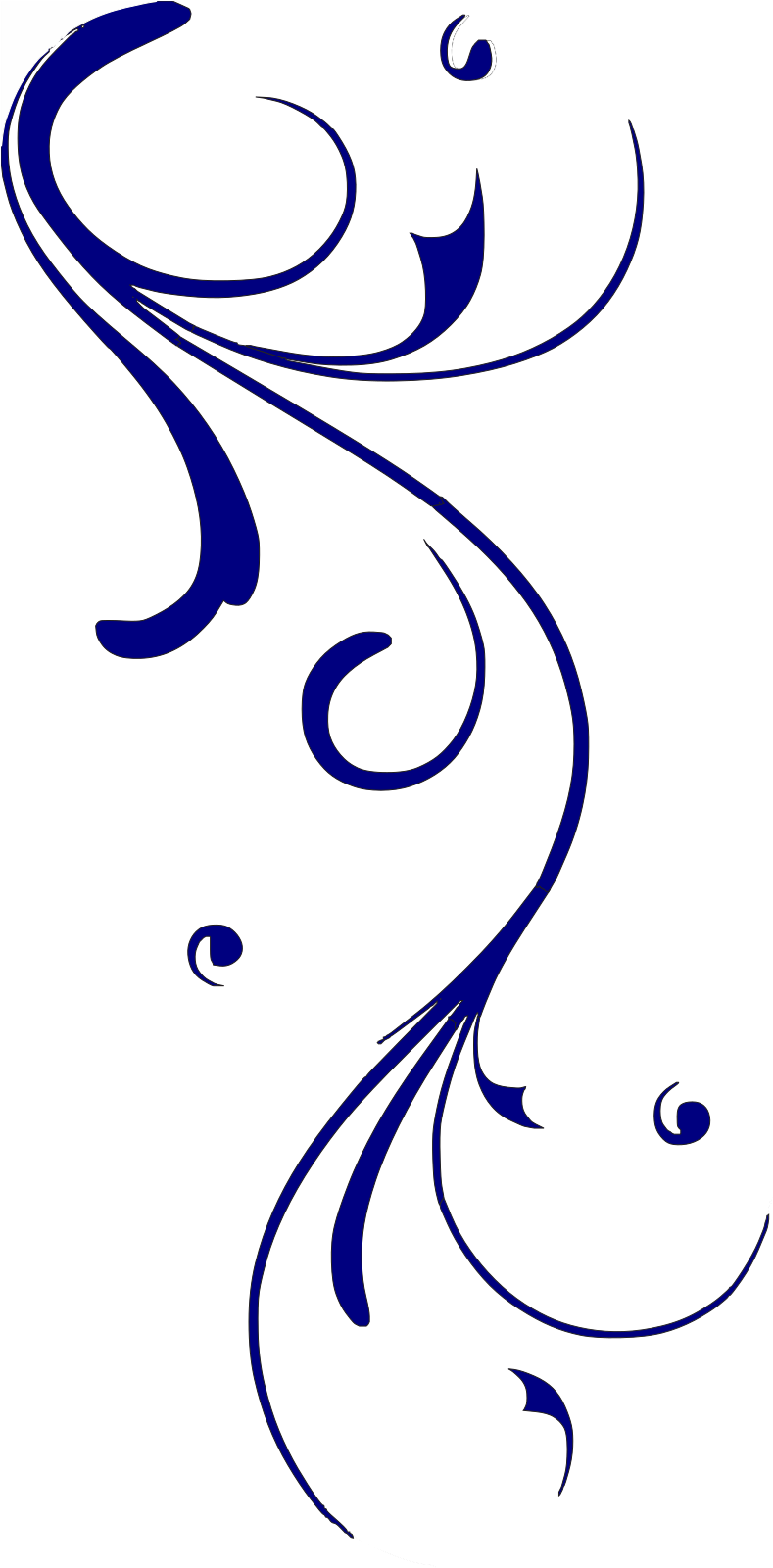 Vertical Swirly Line Clipart (1600x1600), Png Download