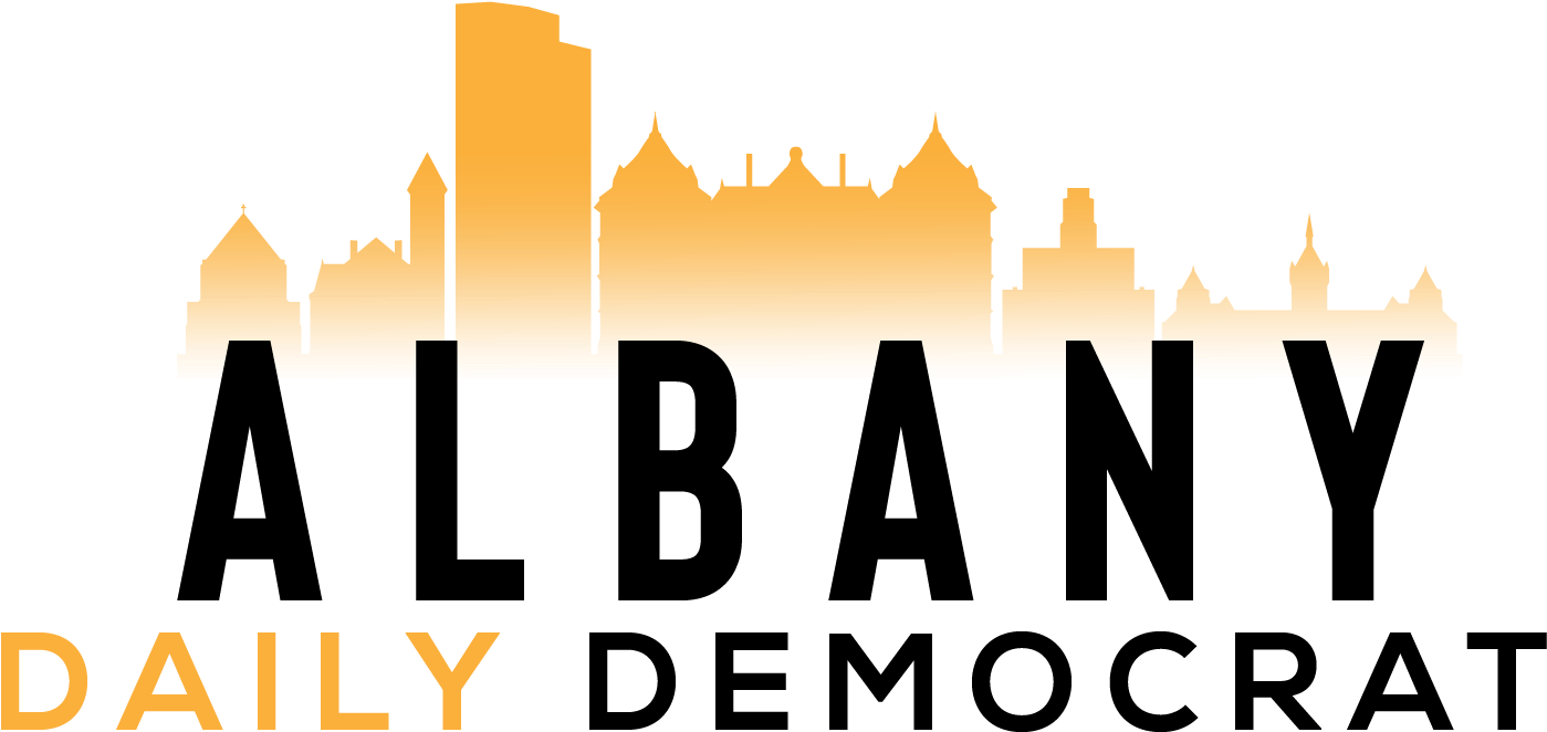 Albany Daily Democrat Clipart (1433x698), Png Download