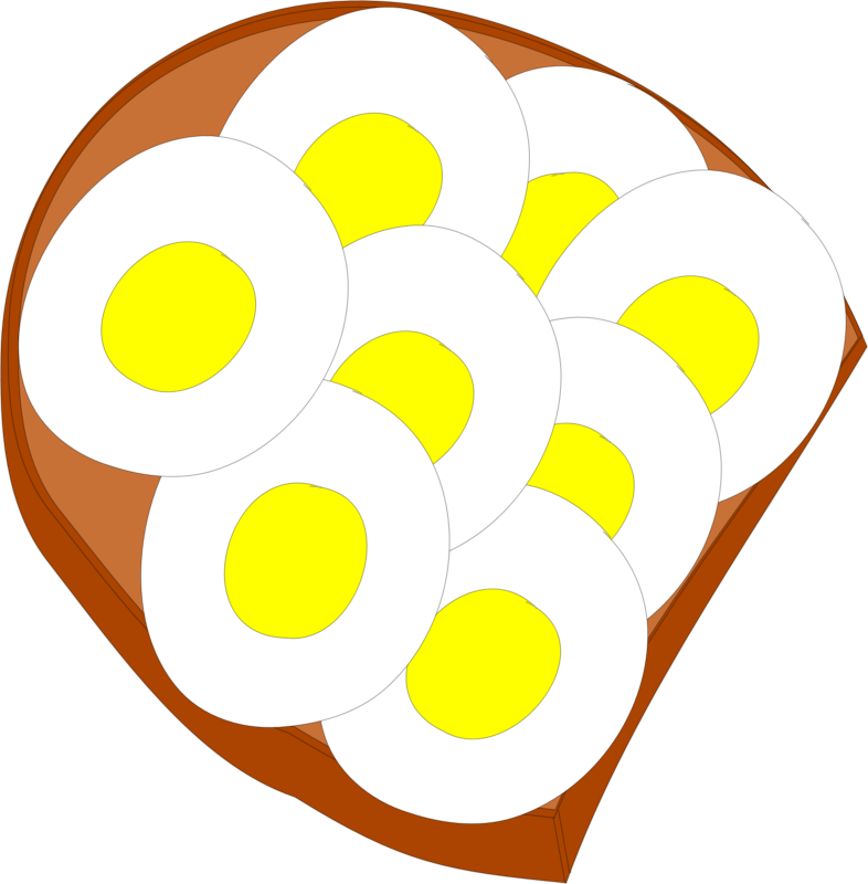 Bread Clip Art Download - Egg Sandwich - Png Download (786x800), Png Download