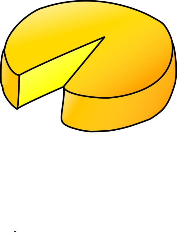 Orange,line,yellow - Cheese Clip Art - Png Download (569x749), Png Download