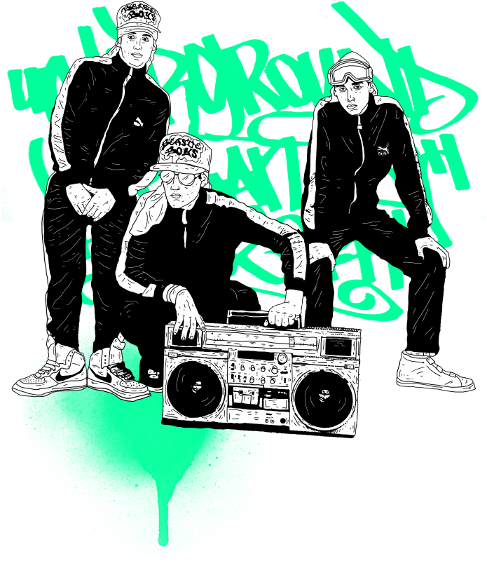Beastie Boys Fan Art Clipart (707x1000), Png Download