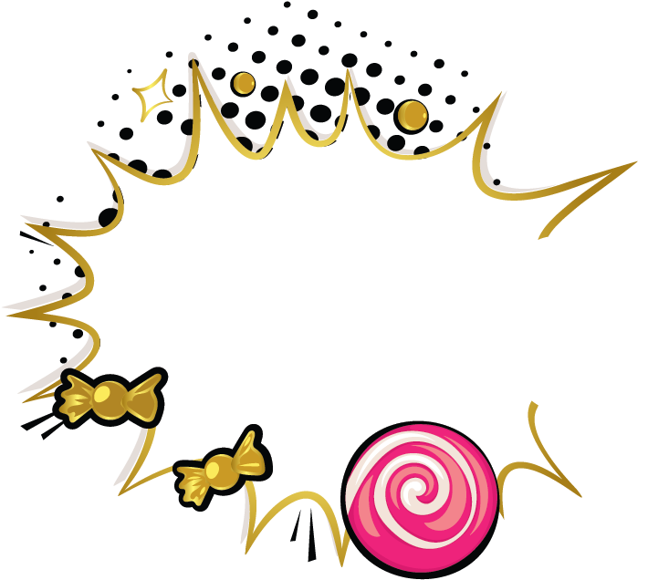 Creative Candy Logo Design Clipart (736x644), Png Download