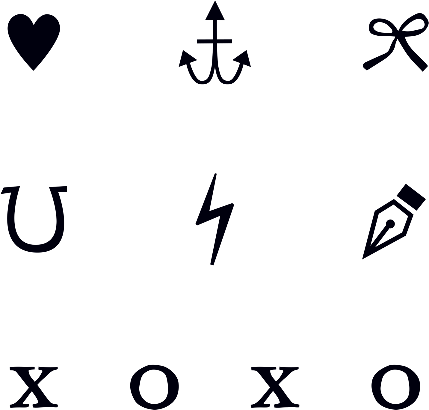 Small Fake Tattoo Designs Clipart (2048x2048), Png Download