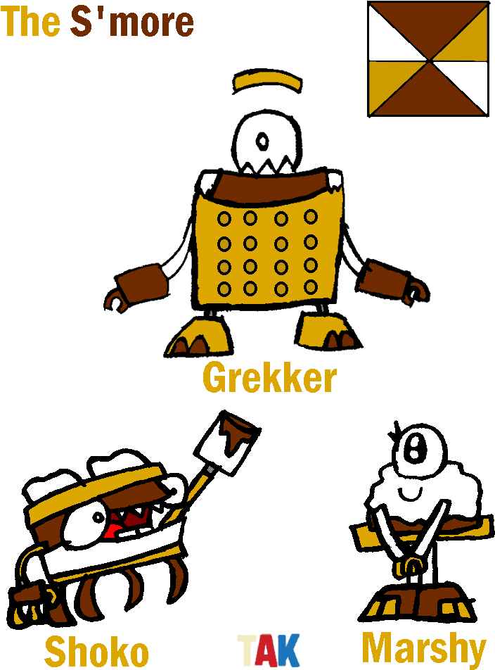 Mxls The S More - Cartoon Clipart (769x977), Png Download